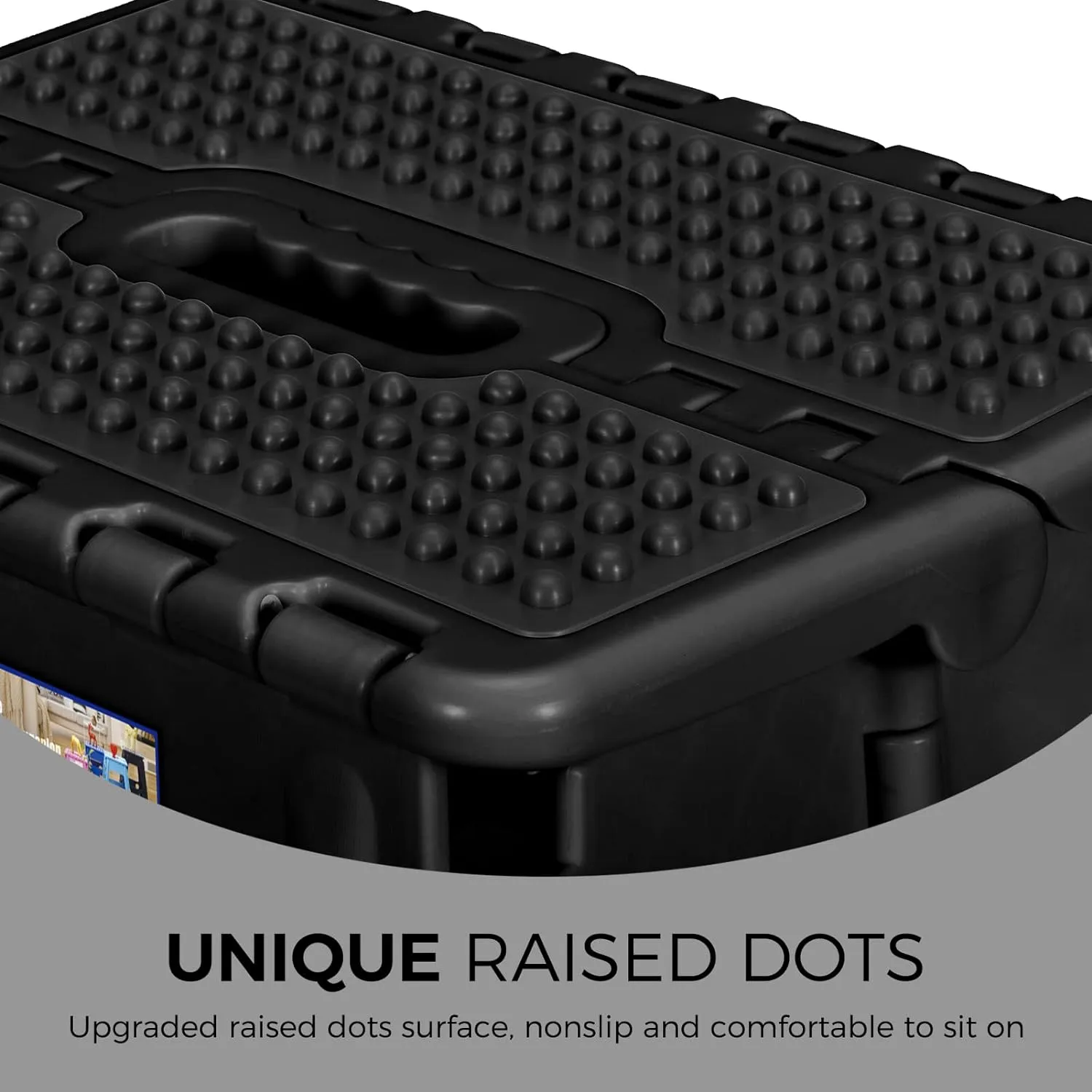 13 Inch Non Slip Dot Foldable Step Stool