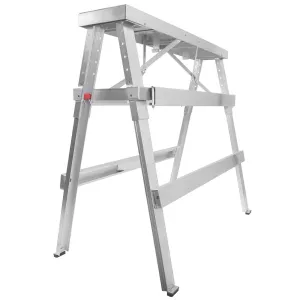 18"-44" Adjustable Height Drywall Bench Sawhorse Step Ladder - GypTool