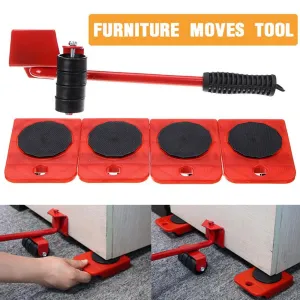 5Pcs Heavy Duty Furniture Lifter Tools