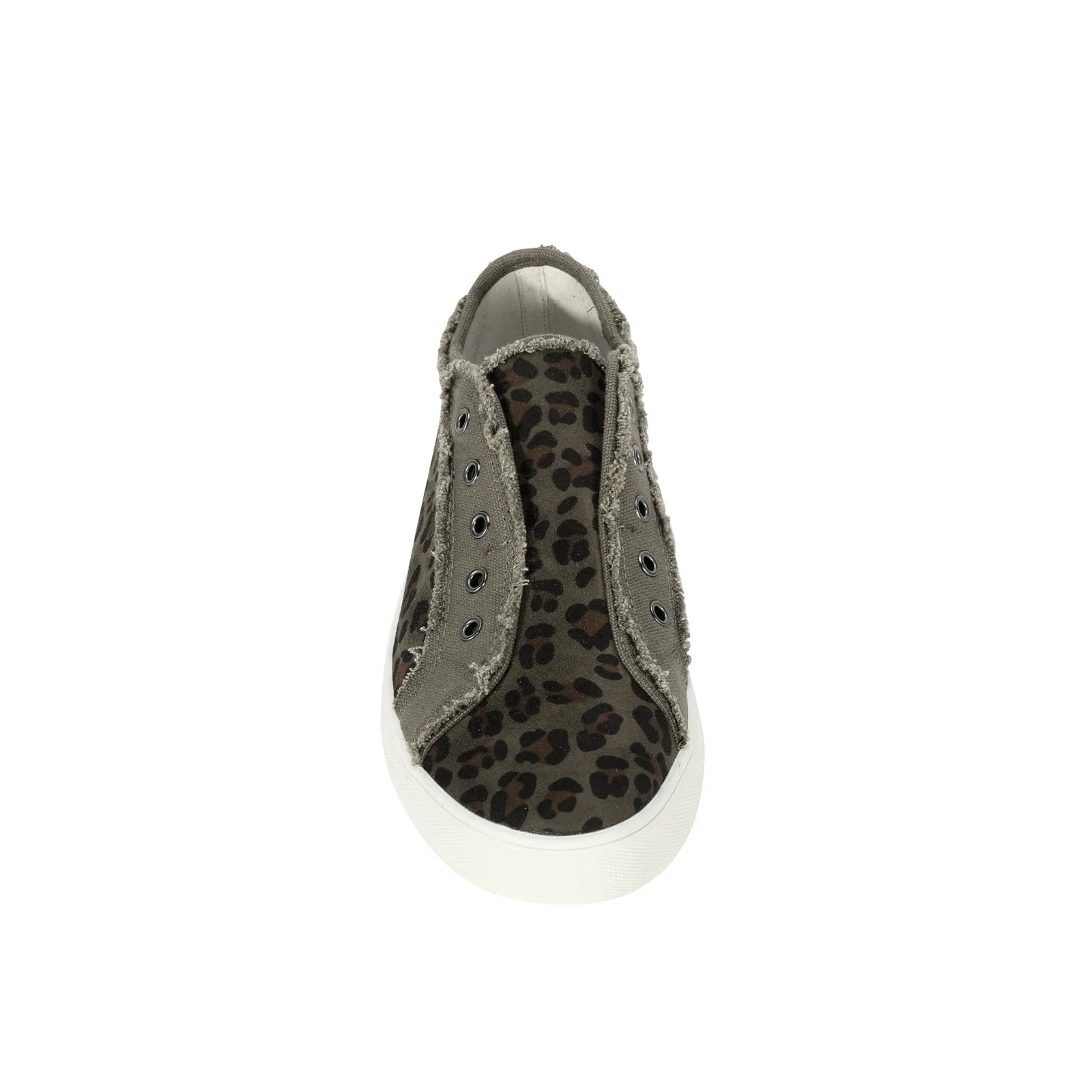 900-S002 Montana West Leopard Hair-On Canvas Shoes - By Case (12 Paris/Case)