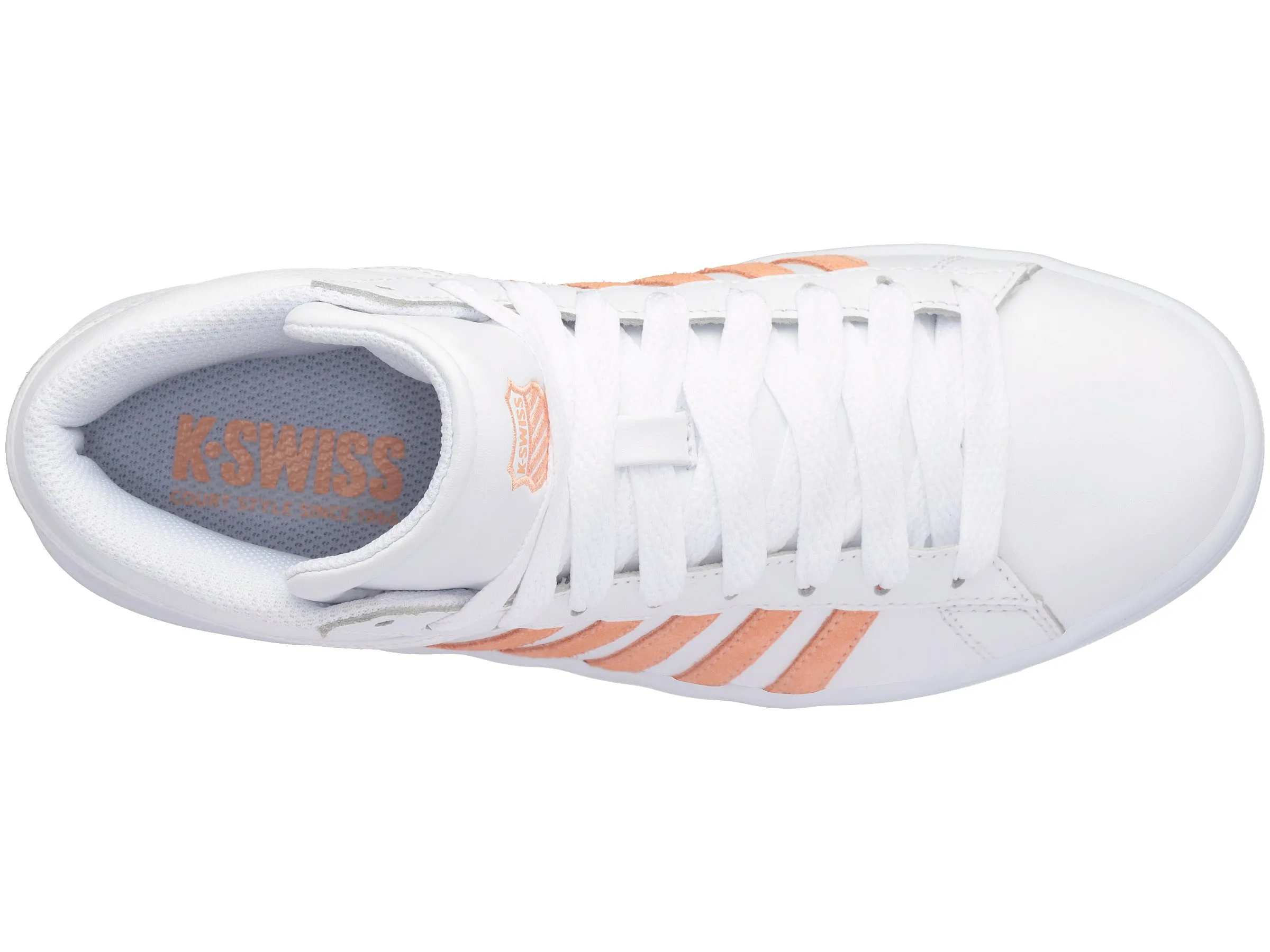 96797-171-M | COURT WINSTON MID | WHITE/PEACH NECTAR