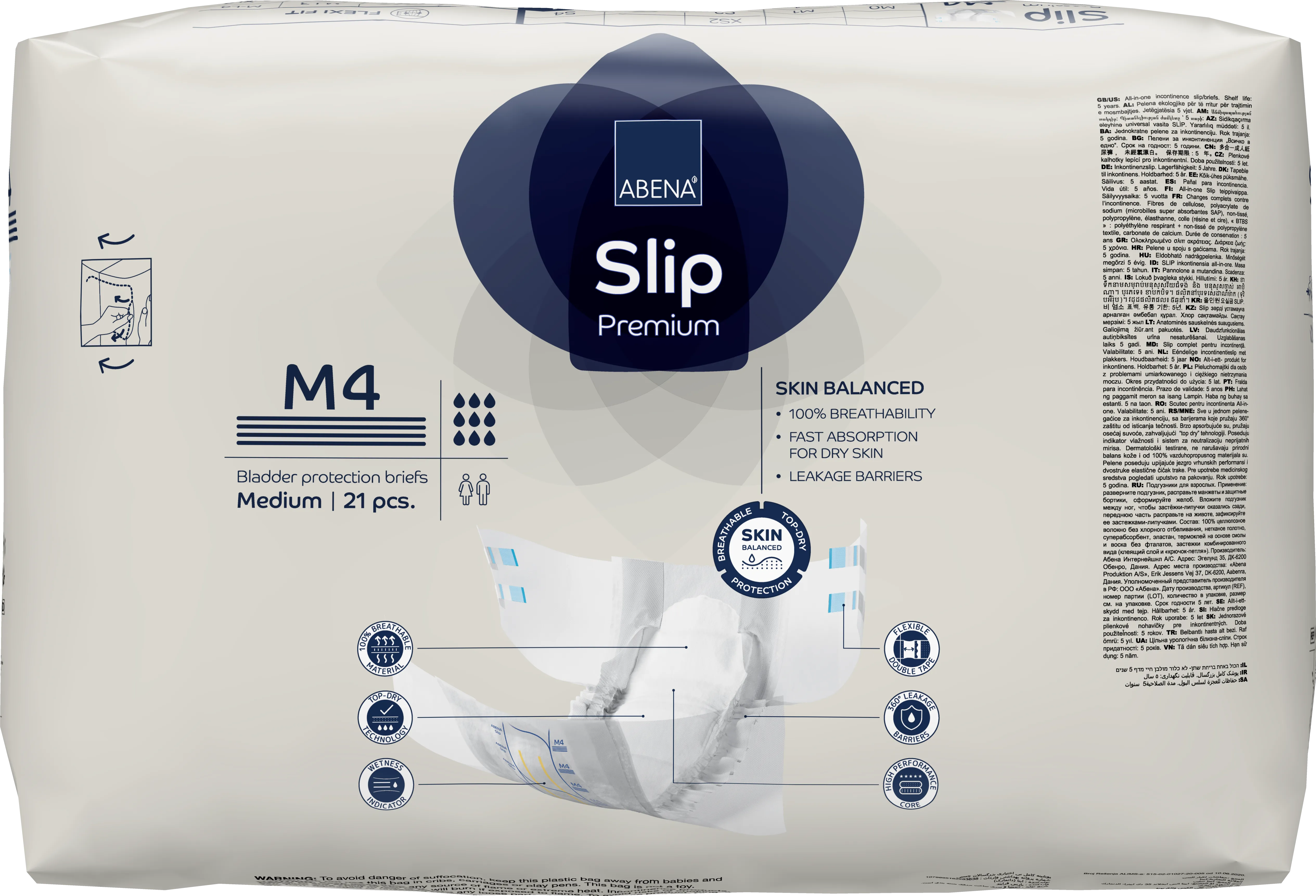 Abena Slip Premium Incontinence Brief