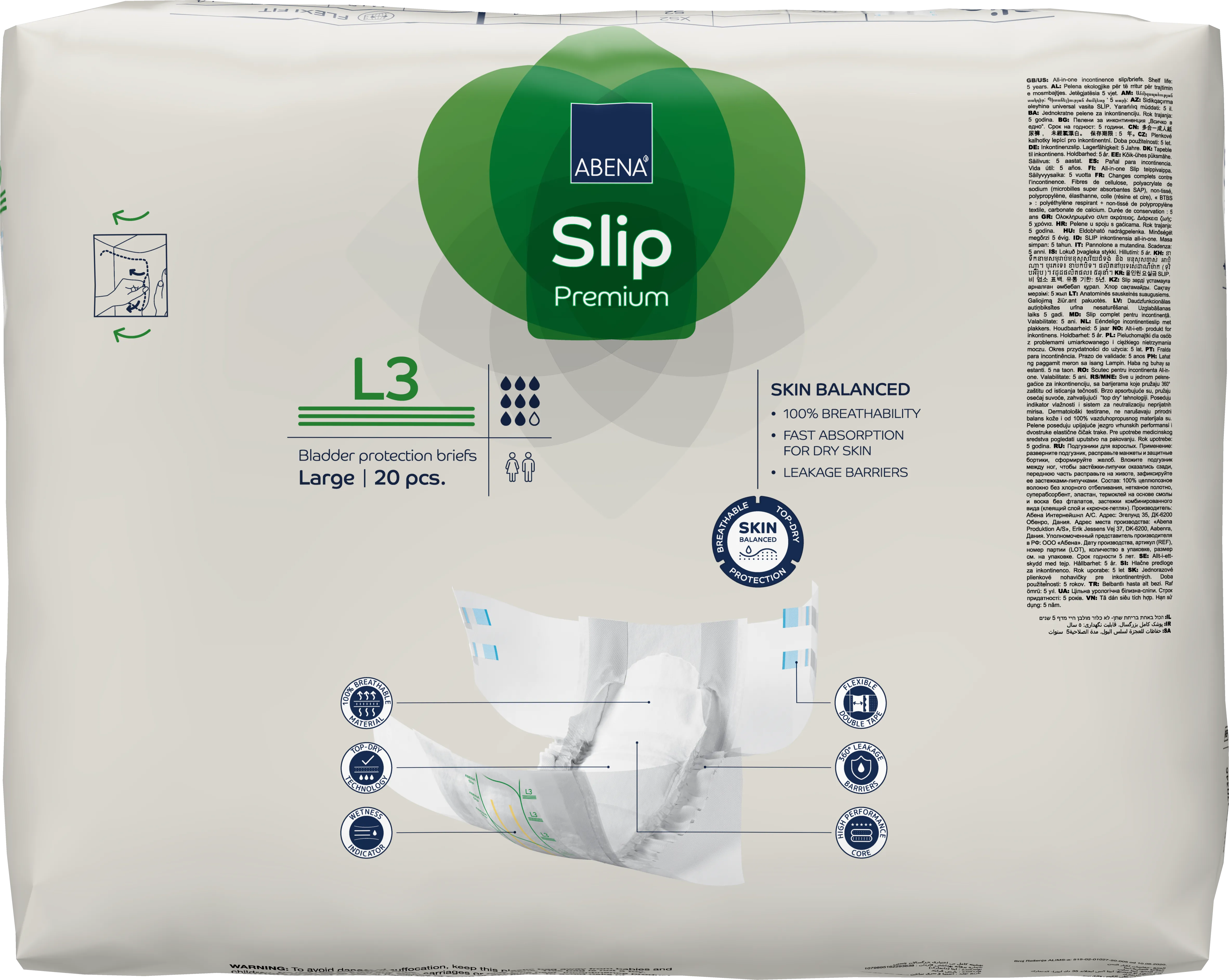 Abena Slip Premium Incontinence Brief