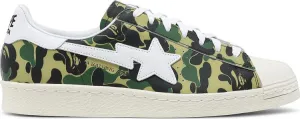 Adidas BAPE x Superstar 80s 'ABC Camo' Sneakers, Green