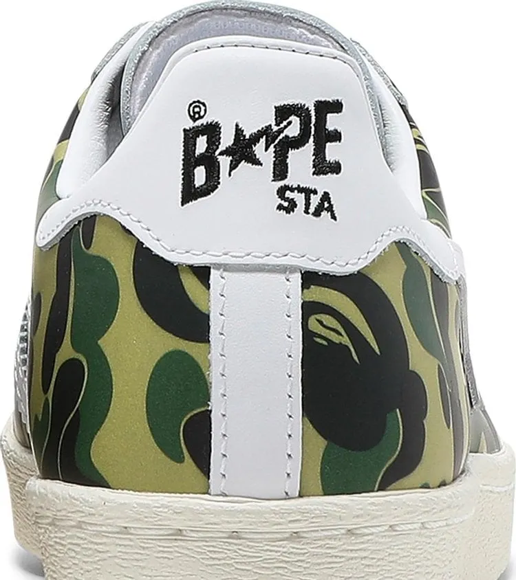 Adidas BAPE x Superstar 80s 'ABC Camo' Sneakers, Green