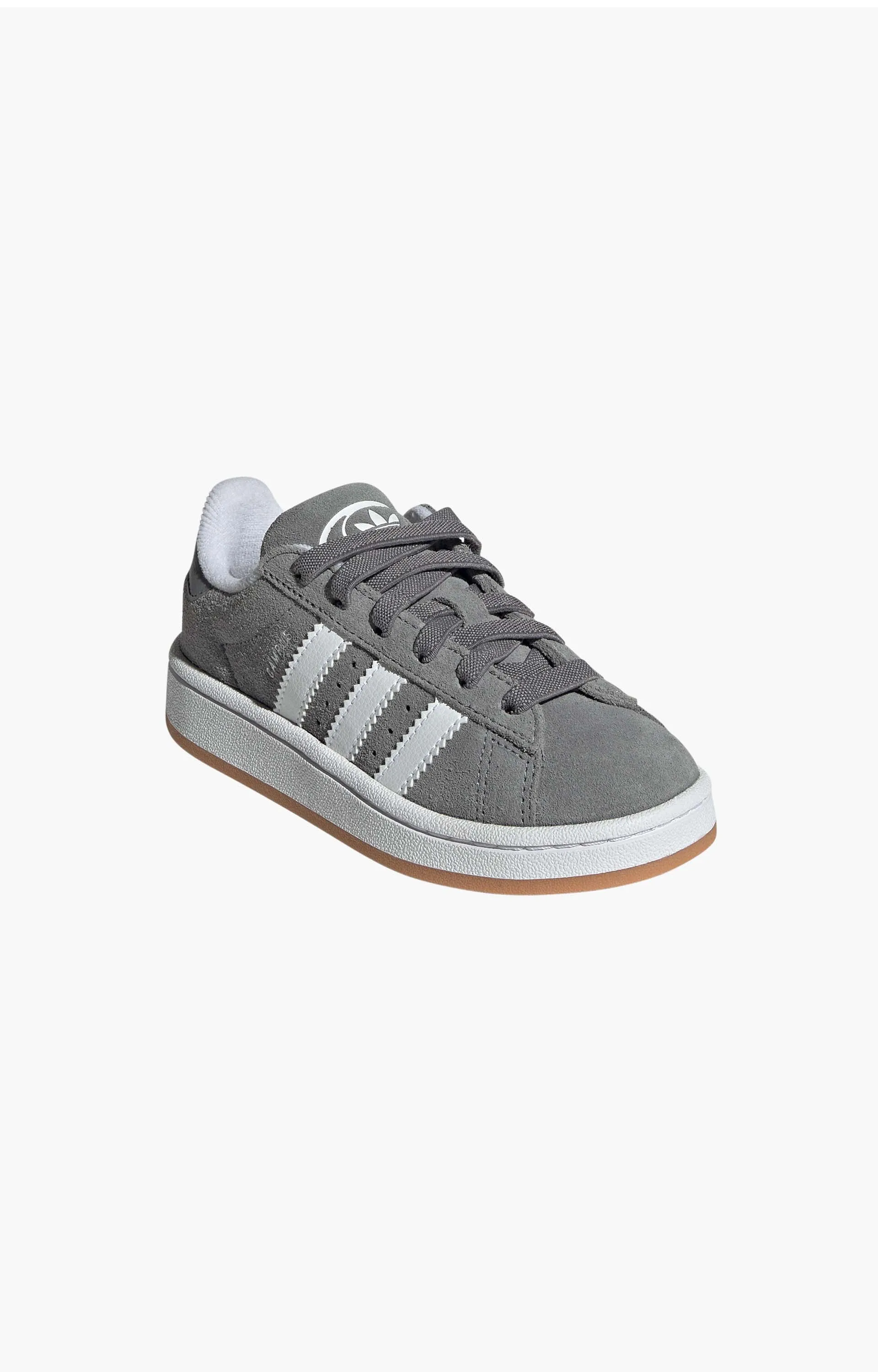 Adidas Campus 00's Elastic Youth Shoe, Grey/White/Gold