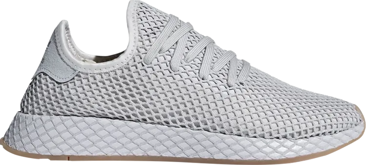 Adidas Deerupt 'Light Grey' sneakers, gray