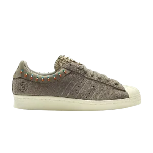 Adidas Invincible x Superstar 90v sneakers, brown