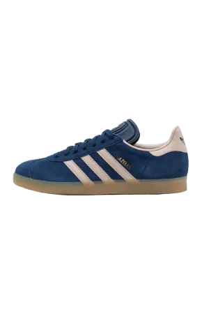 adidas Originals Gazelle trainers in indigo and taupe