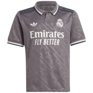 adidas Real Madrid 2024/25 Kids Short Sleeved Third Jersey