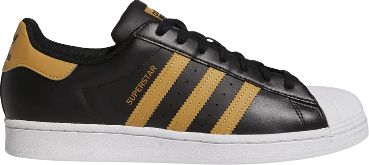 Adidas Superstar 'Black Magic Beige' sneakers, black