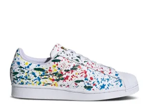 Adidas SUPERSTAR 'SPLASHES, SPLATTER AND DRIPS - WHITE' sneakers, white