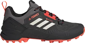 Adidas Terrex Swift R3 GTX 'Grey Solar Red' sneakers, black