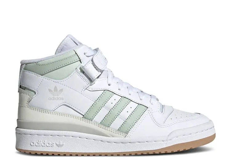 Adidas WMNS FORUM MID 'WHITE LINEN GREEN' sneakers, white