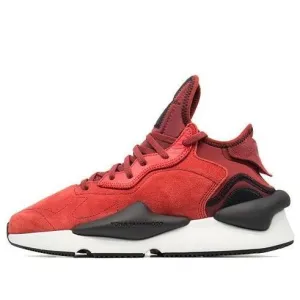 adidas Y-3 Kaiwa 'Lush Red' Sneakers, Black