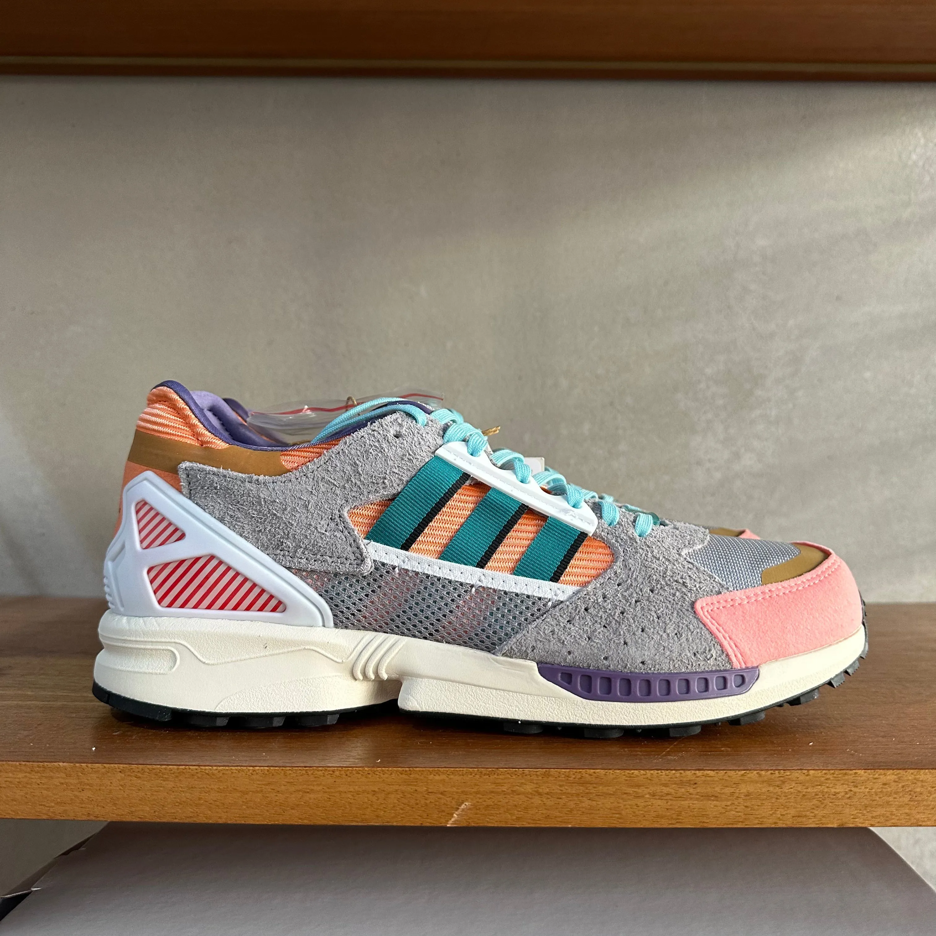 adidas ZX 10/8 Trainers - Candyverse / Mesa / Eqt Green - UK 9.5