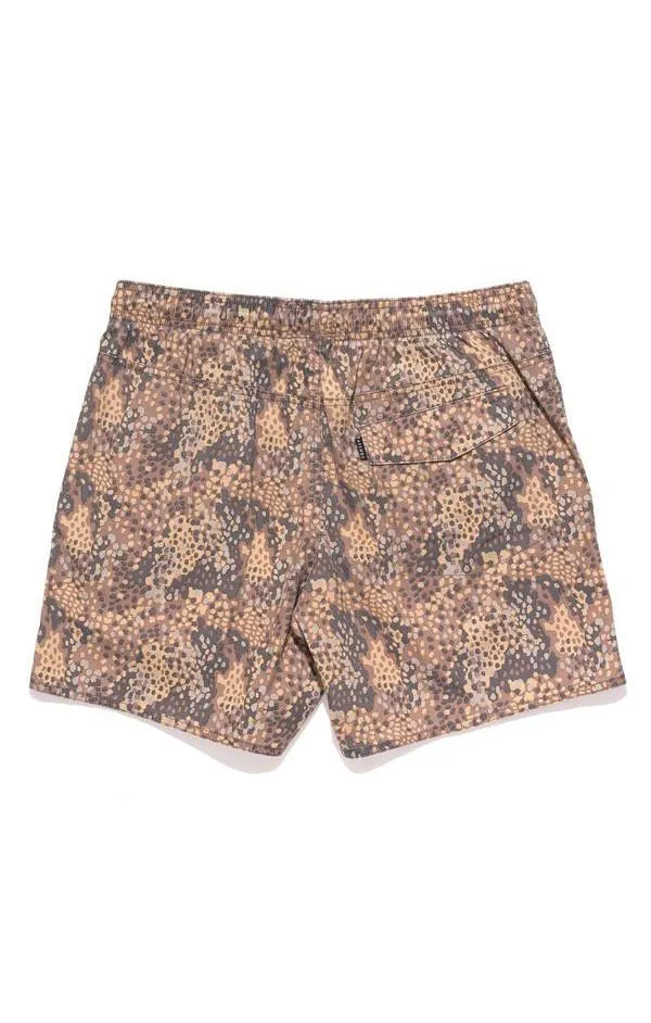 Afends Mens Baywatch - Flecktarn - Swim Shorts