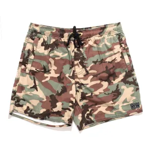 Afends Mens Baywatch - Woodland - Swim Shorts