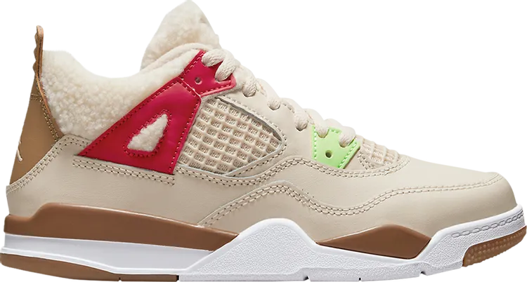 Air Jordan 4 Retro PS Wild Things, cream