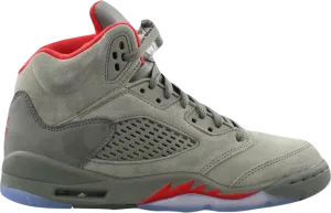 Air Jordan 5 Retro GS Camo Sneakers, Gray