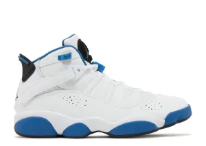 Air Jordan JORDAN 6 RINGS 'WHITE DARK MARINA BLUE' sneakers, white