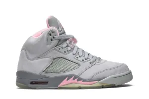 Air Jordan Wmns Air Jordan 5 Retro 'Stealth' Sneakers, Silver