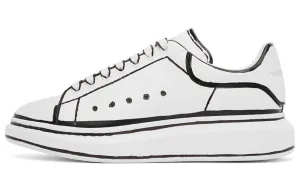 Alexander McQueen Oversized Outline sneakers, white/black