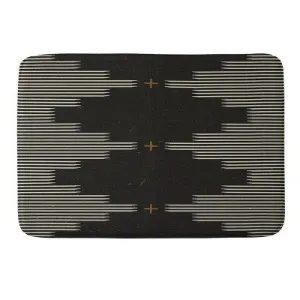 Allie Falcon Southwestern Minimalist Heavy Memory Foam Bath Mat Black - Deny Designs