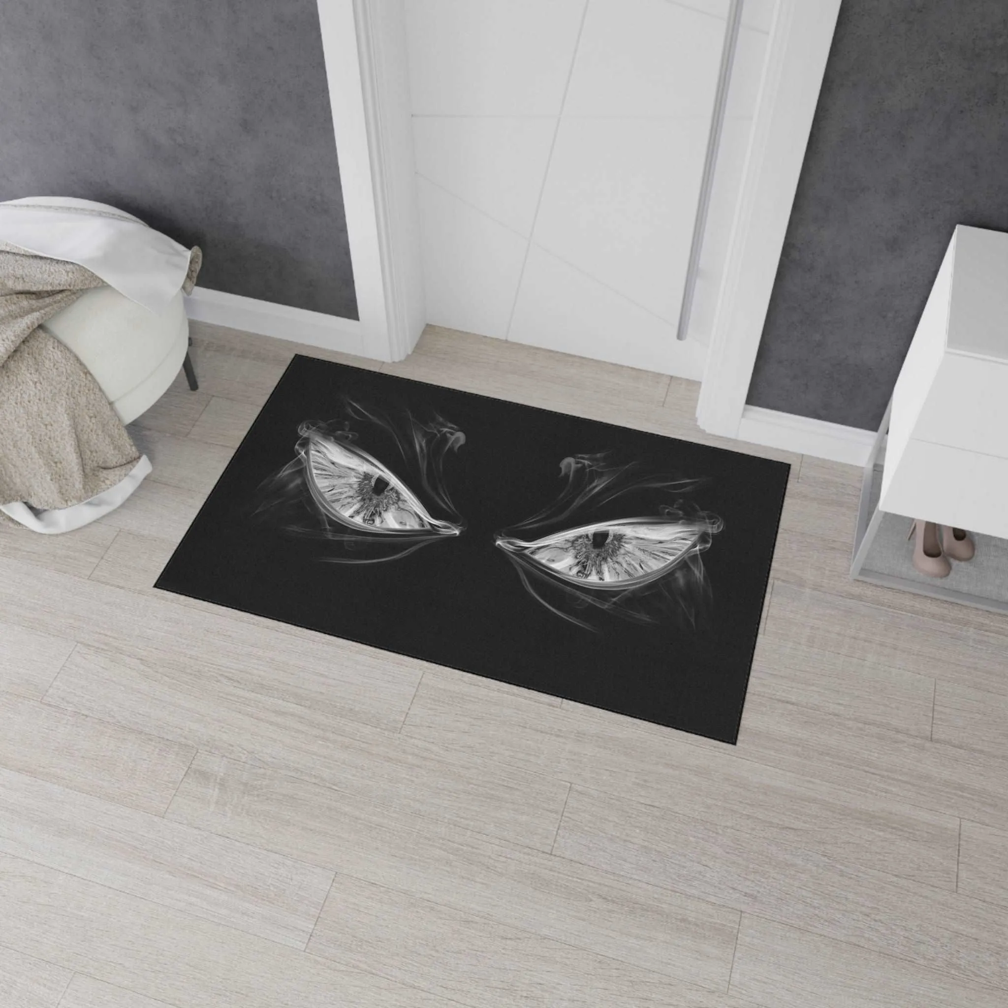 Angry Eyes Heavy Duty Floor Mat