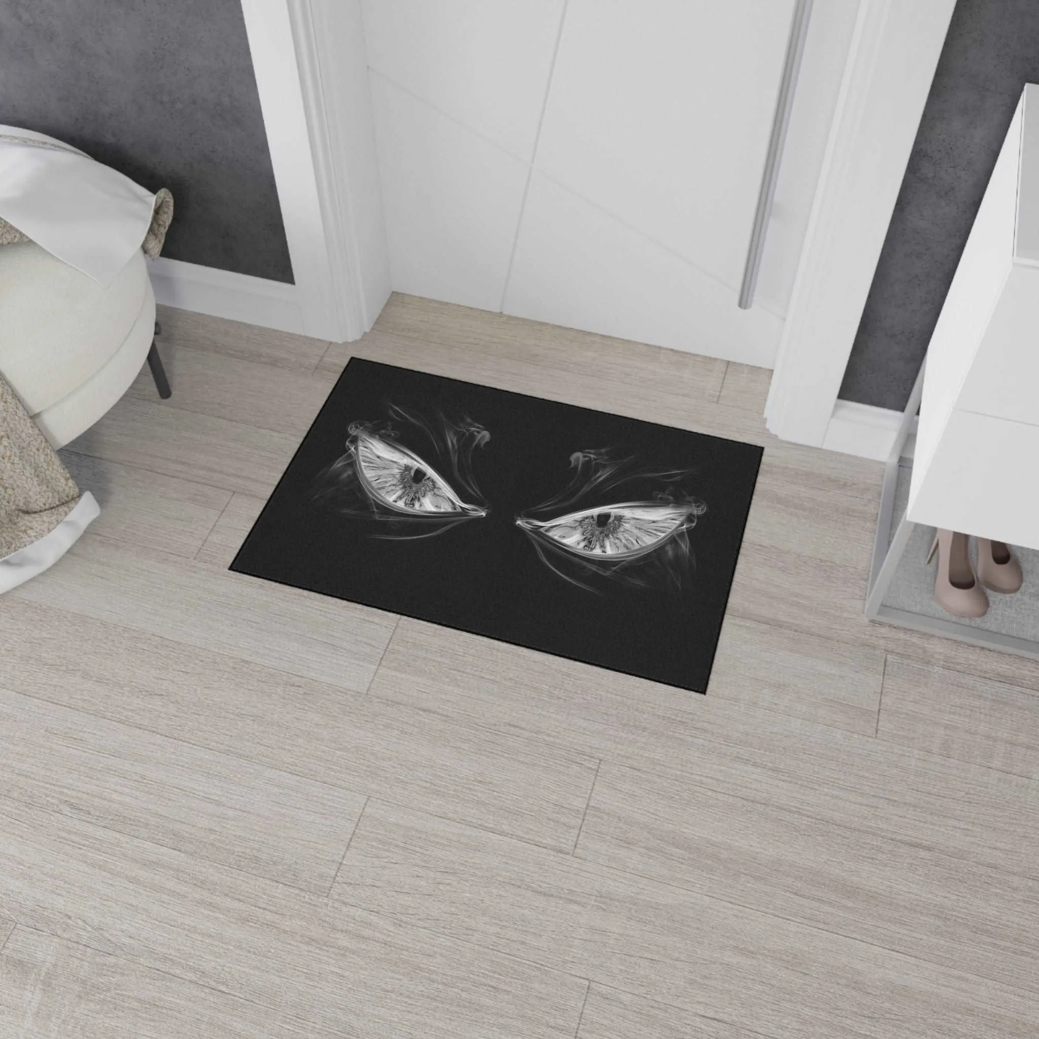 Angry Eyes Heavy Duty Floor Mat