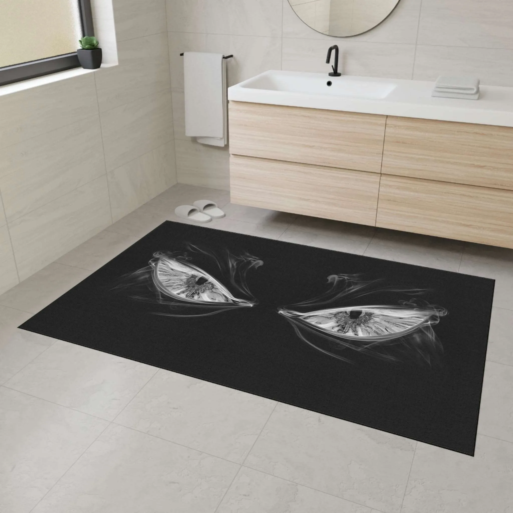 Angry Eyes Heavy Duty Floor Mat