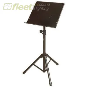 Apex BS-308 Deluxe Adjustable Tripod Music Stand (No Holes)