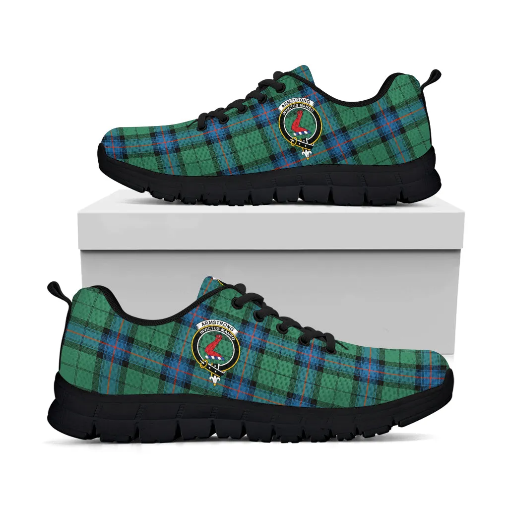 Armstrong Ancient Tartan Sneakers with Family Crest