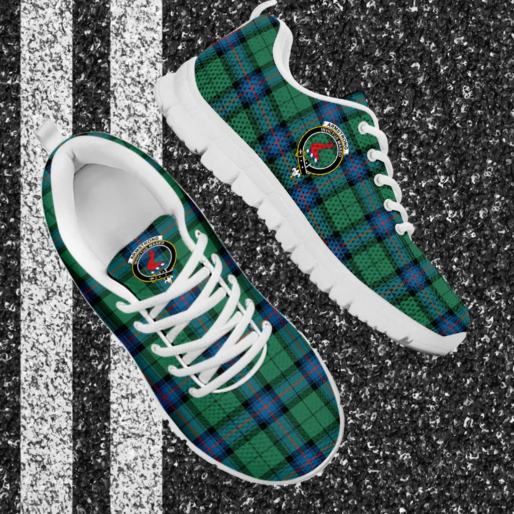 Armstrong Ancient Tartan Sneakers with Family Crest