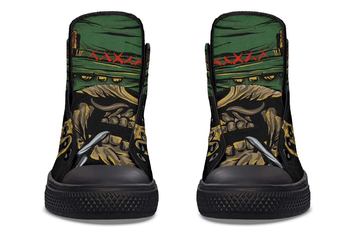 Army Skull Green