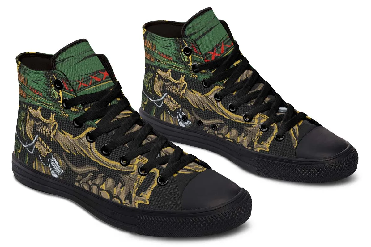 Army Skull Green