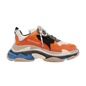 Balenciaga Wmns Triple S Trainer 'Orange' Sneakers, orange