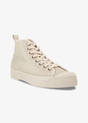 Bensimon Stella Hightop Shiny Snake Trainer