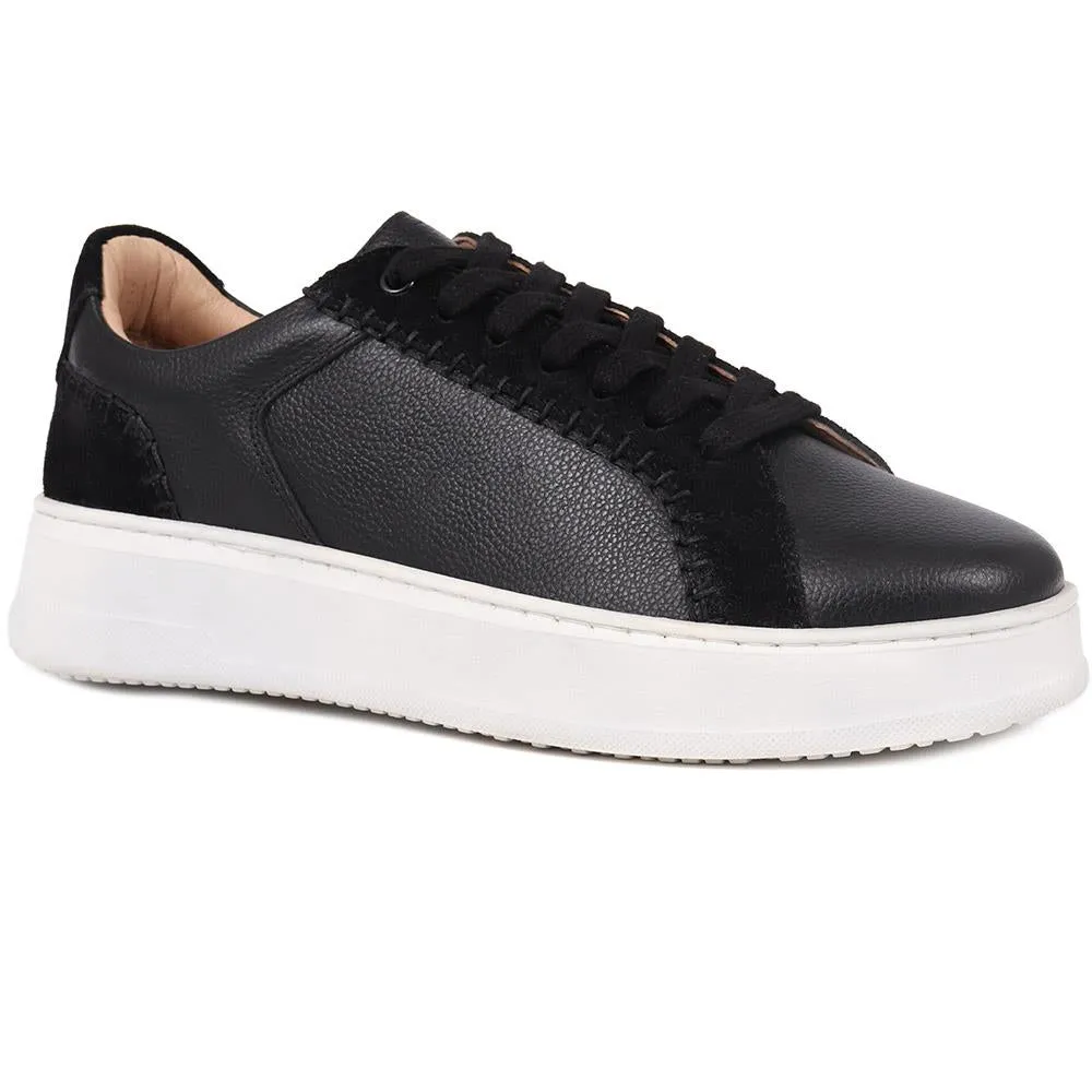 Bergamot Leather Trainers  - BERGAMOT / 325 586