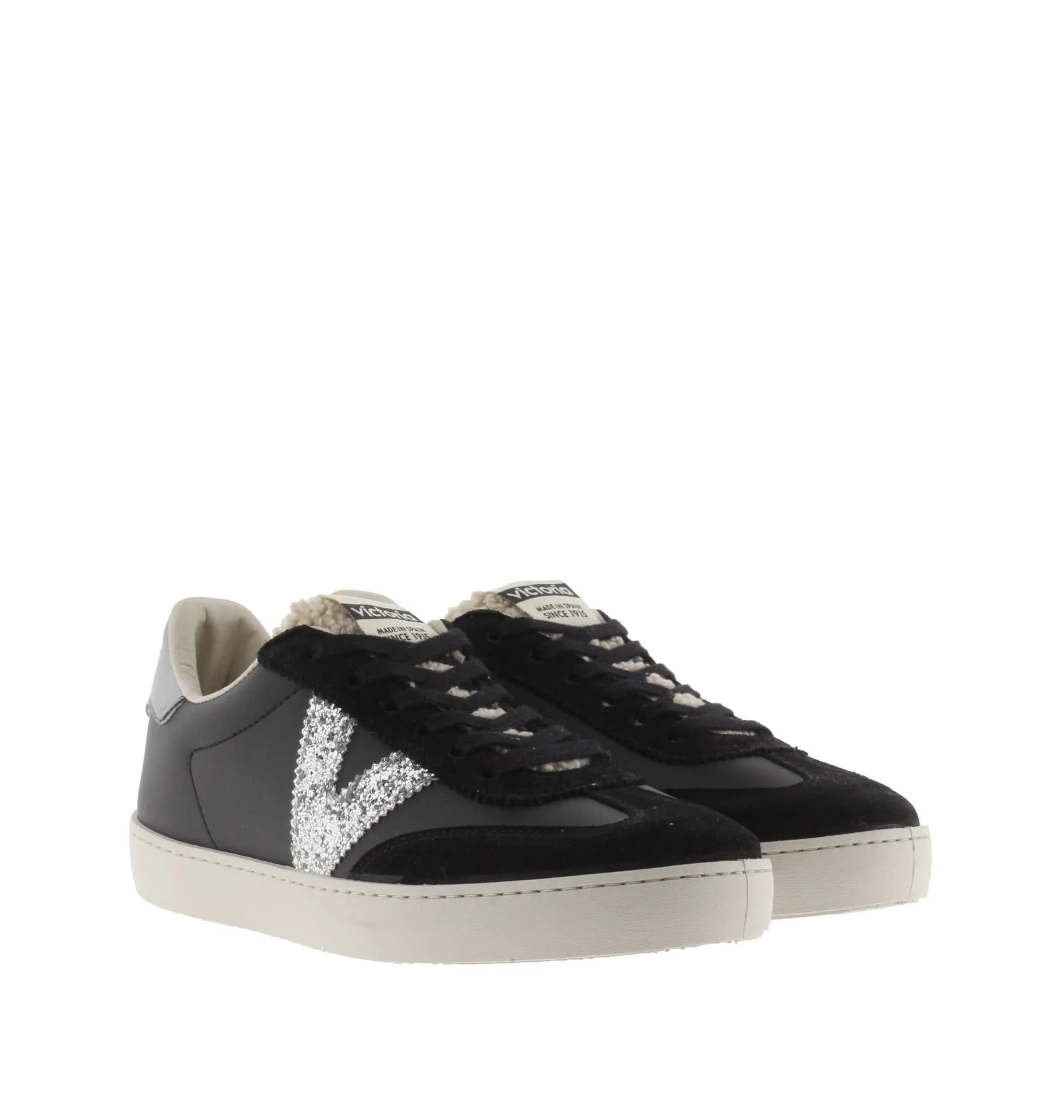 Berlin Faux Leather & Faux Shearling Cyclist Sneaker for Women - 1126185