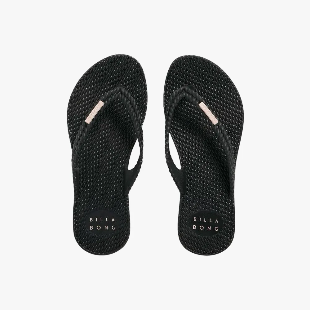 Billabong Girls Kicks Thong Sandal Black