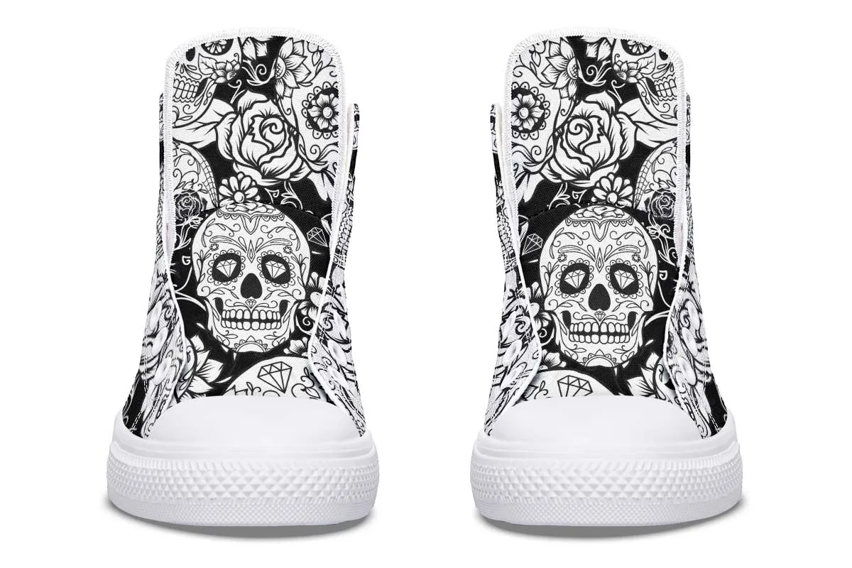 Black And White Sugar Skull