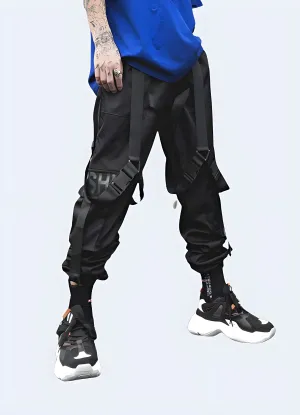 Black Jogger Cargo Pants