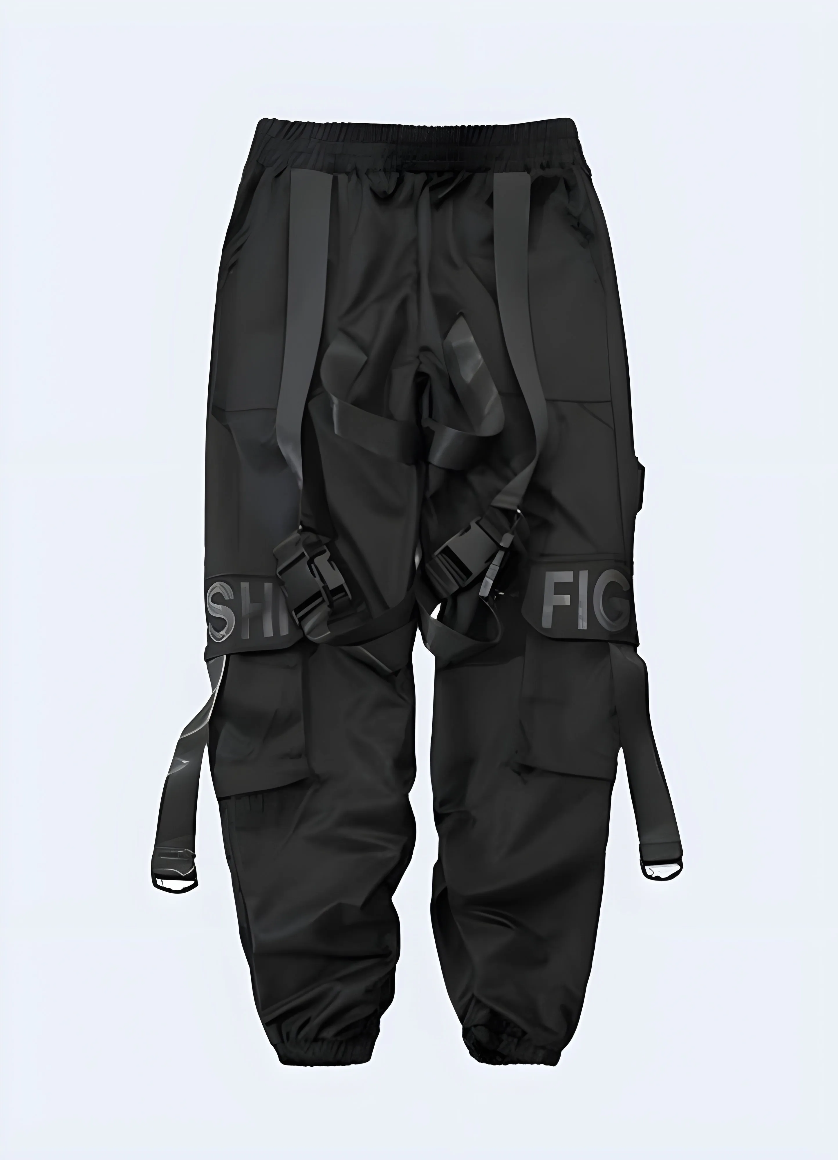 Black Jogger Cargo Pants