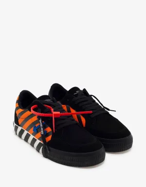 Black, Orange & Blue Low Vulcanized Trainers