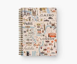 Bon Voyage Spiral Notebook