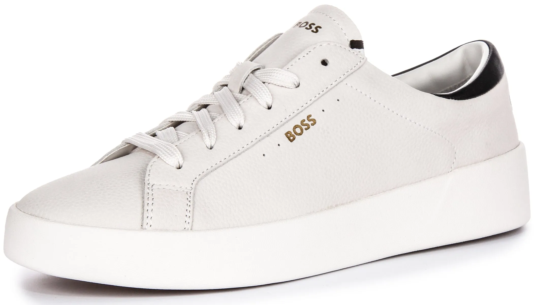 Boss Belwar Tennis Tb In White Black For Men