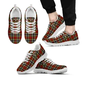 Buchanan Old Dress Tartan Sneakers with Family Crest