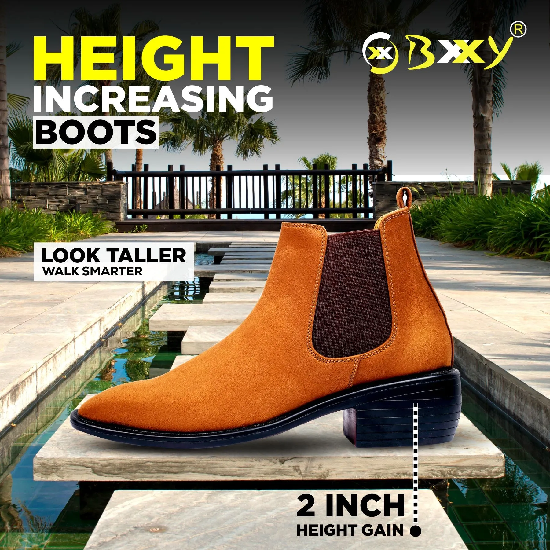 Bxxy Men's Formal and Casual Wear Chelsea Boots