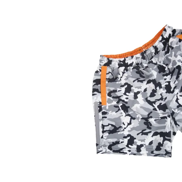 Camo Swim Trunks | Grey